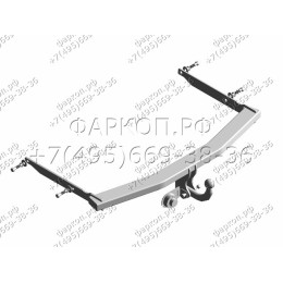 6011 Трейлер Фаркоп для Ford Focus 2 хетчбек 2004-2011, Ford Focus C-MAX 2003-2010. Требуется подрезка бампера. Тип шара: A. Нагрузки: 1000/50 кг, масса фаркопа 14,5 кг (без 