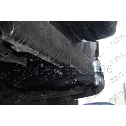 FA 0855-E Бизон Фаркоп на UAZ Patriot / УАЗ Патриот 2015- без подрезки бампера. Тип шара: E (легкосъемный шар под квадрат). Нагрузки: 3000/100 кг. Не комплектуется электрикой