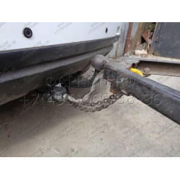 1429-A ORIS Фаркоп на Renault Duster 2012-2015. Необходима подрезка бампера. Тип шара: A. Нагрузки: 1500/75 кг, масса фаркопа 18 кг (без электрики в комплекте)