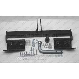 91001-A MOTODOR Фаркоп с оцинкованным шаром на Kia Sportage 2010-2015, Hyundai ix35 2010-2015 без выреза бампера. Тип шара: A. Нагрузки 1500/75 кг, масса фаркопа 19,2 кг (без эл