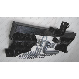 91001-A MOTODOR Фаркоп с оцинкованным шаром на Kia Sportage 2010-2015, Hyundai ix35 2010-2015 без выреза бампера. Тип шара: A. Нагрузки 1500/75 кг, масса фаркопа 19,2 кг (без эл