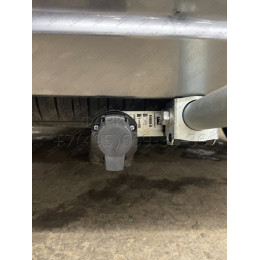91008-A MOTODOR Фаркоп с оцинкованным шаром на Kia Sorento 2020-, Hyundai Santa Fe IV рестайлинг 2021-2023. Необходима подрезка бампера. Тип шара: A. Нагрузки: 2000/100 кг, ма