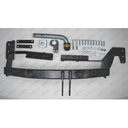 91402-A MOTODOR Фаркоп с оцинкованным шаром на Nissan X-Trail T31 2007-2015 без выреза в бампере. Тип шара: A. Нагрузки: 1500/75 кг, масса фаркопа 20 кг (без электрики 