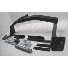 91402-A MOTODOR Фаркоп с оцинкованным шаром на Nissan X-Trail T31 2007-2015 без выреза в бампере. Тип шара: A. Нагрузки: 1500/75 кг, масса фаркопа 20 кг (без электрики 