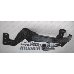 91402-A MOTODOR Фаркоп с оцинкованным шаром на Nissan X-Trail T31 2007-2015 без выреза в бампере. Тип шара: A. Нагрузки: 1500/75 кг, масса фаркопа 20 кг (без электрики 