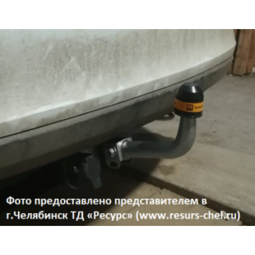 92301-A MOTODOR Фаркоп с оцинкованным шаром на Skoda Rapid 2012-2020, 2020-2022, Volkswagen Polo лифтбек 2020-2022. Необходима подрезка бампера. Тип шара: A. Нагрузки: 1500/75 кг, масса фаркопа 13,4 кг (без электрики в комплекте)