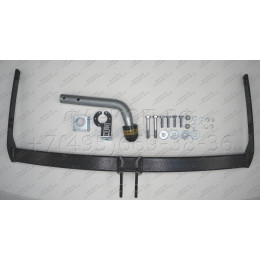 92301-A MOTODOR Фаркоп с оцинкованным шаром на Skoda Rapid 2012-2020, 2020-2022, Volkswagen Polo лифтбек 2020-2022. Необходима подрезка бампера. Тип шара: A. Нагрузки: 1500/75 кг, 