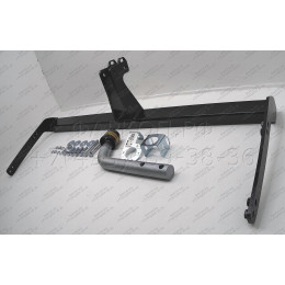 92301-A MOTODOR Фаркоп с оцинкованным шаром на Skoda Rapid 2012-2020, 2020-2022, Volkswagen Polo лифтбек 2020-2022. Необходима подрезка бампера. Тип шара: A. Нагрузки: 1500/75 кг, 