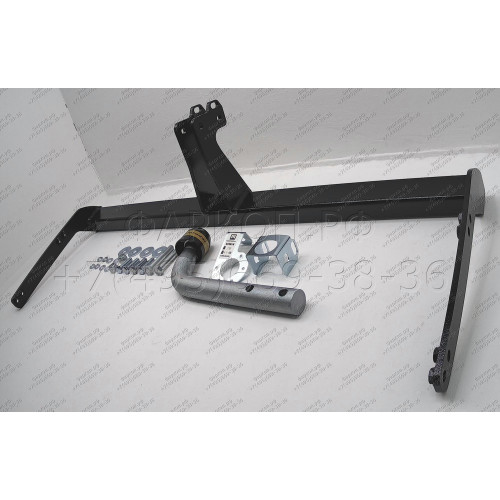 92301-A MOTODOR Фаркоп с оцинкованным шаром на Skoda Rapid 2012-2020, 2020-2022, Volkswagen Polo лифтбек 2020-2022. Необходима подрезка бампера. Тип шара: A. Нагрузки: 1500/75 кг, масса фаркопа 13,4 кг (без электрики в комплекте)