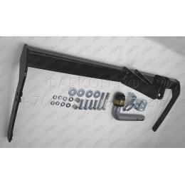 92301-A MOTODOR Фаркоп с оцинкованным шаром на Skoda Rapid 2012-2020, 2020-2022, Volkswagen Polo лифтбек 2020-2022. Необходима подрезка бампера. Тип шара: A. Нагрузки: 1500/75 кг, 