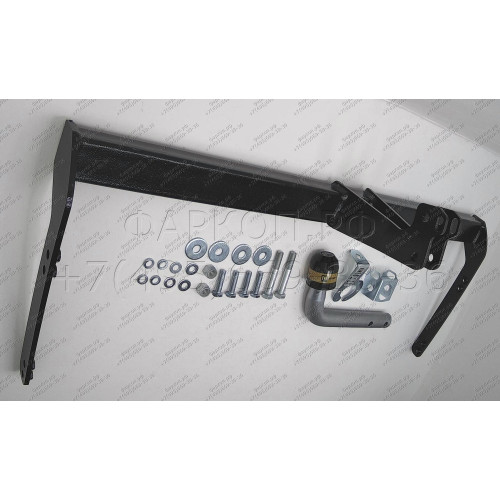 92301-A MOTODOR Фаркоп с оцинкованным шаром на Skoda Rapid 2012-2020, 2020-2022, Volkswagen Polo лифтбек 2020-2022. Необходима подрезка бампера. Тип шара: A. Нагрузки: 1500/75 кг, масса фаркопа 13,4 кг (без электрики в комплекте)