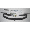 92508-A MOTODOR Фаркоп с оцинкованным шаром на Toyota Land Cruiser Prado J150 2009-2023, Lexus GX 2010-2013 без выреза в бампере. Тип шара: A. Нагрузки: 1500/75 кг, масса фаркопа 16,9 кг (без электрики в комплекте)