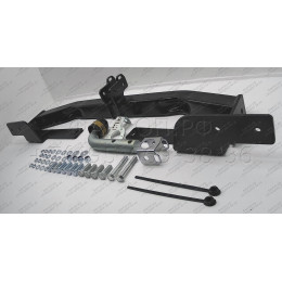 92508-A MOTODOR Фаркоп с оцинкованным шаром на Toyota Land Cruiser Prado J150 2009-2023, Lexus GX 2010-2013 без выреза в бампере. Тип шара: A. Нагрузки: 1500/75 кг, масса фаркопа 16,9