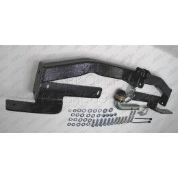 92508-A MOTODOR Фаркоп с оцинкованным шаром на Toyota Land Cruiser Prado J150 2009-2023, Lexus GX 2010-2013 без выреза в бампере. Тип шара: A. Нагрузки: 1500/75 кг, масса фаркопа 16,9