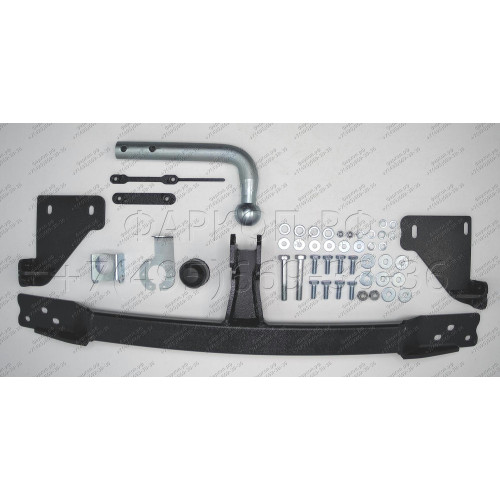 94204-A MOTODOR Фаркоп с оцинкованным шаром на Belgee X70 2024-, Geely Atlas Pro 2021-2024 без выреза в бампере. Тип шара: A. Нагрузки: 1500/75 кг, масса фаркопа 15,1 кг (без электрики в комплекте)