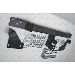 94204-A MOTODOR Фаркоп с оцинкованным шаром на Belgee X70 2024-, Geely Atlas Pro 2021-2024 без выреза в бампере. Тип шара: A. Нагрузки: 1500/75 кг, масса фаркопа 15,1 кг (без э