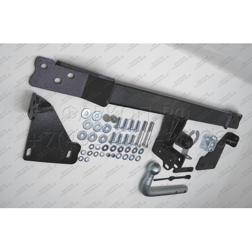 94204-A MOTODOR Фаркоп с оцинкованным шаром на Belgee X70 2024-, Geely Atlas Pro 2021-2024 без выреза в бампере. Тип шара: A. Нагрузки: 1500/75 кг, масса фаркопа 15,1 кг (без электрики в комплекте)