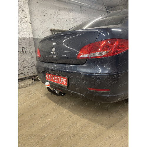9520 Трейлер Фаркоп для Peugeot 408 2013-2021 без снятия и подрезки бампера. Тип шара: A. Нагрузки: 1200/60 кг, масса фаркопа 17 кг (без электрики в комплекте)