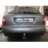 A036A GALIA Полностью оцинкованный фаркоп на Audi A4 седан/универсал (Avant) 2000-2007, включая 4WD (Quattro), SEAT Exeo седан/универсал 2009-2013. Подрозетник убирается за бампер. Тип шара: A. Невидимый вырез бампера. Нагрузки: 2100/100 кг, масса фаркопа
