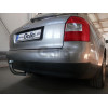 A036A GALIA Полностью оцинкованный фаркоп на Audi A4 седан/универсал (Avant) 2000-2007, включая 4WD (Quattro), SEAT Exeo седан/универсал 2009-2013. Подрозетник убирается за бампер. Тип шара: A. Невидимый вырез бампера. Нагрузки: 2100/100 кг, масса фаркопа