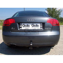 A036A GALIA Полностью оцинкованный фаркоп на Audi A4 седан/универсал (Avant) 2000-2007, включая 4WD (Quattro), SEAT Exeo седан/универсал 2009-2013. Подрозетник убирается 