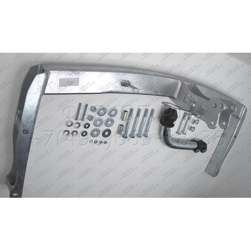 A036A GALIA Полностью оцинкованный фаркоп на Audi A4 седан/универсал (Avant) 2000-2007, включая 4WD (Quattro), SEAT Exeo седан/универсал 2009-2013. Подрозетник убирается за бампер. Тип шара: A. Невидимый вырез бампера. Нагрузки: 2100/100 кг, масса фаркопа