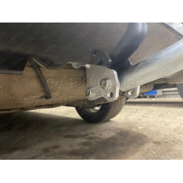 A036A GALIA Полностью оцинкованный фаркоп на Audi A4 седан/универсал (Avant) 2000-2007, включая 4WD (Quattro), SEAT Exeo седан/универсал 2009-2013. Подрозетник убирается 