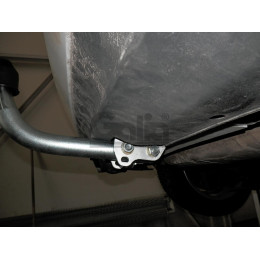 A045C GALIA Полностью оцинкованный фаркоп на Audi A3 Sportback хетчбек 5 дверей 2004-2008, 2008-2013. Тип шара: C (горизонтальный съемный). Подрезка бампера. Нагруз