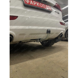 A046A GALIA Полностью оцинкованный фаркоп на Audi Q5 2008-2016. Подрозетник убирается за бампер. Тип шара: A. Невидимый вырез бампера. Нагрузки: 2400/80 кг, м