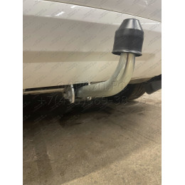 A046A GALIA Полностью оцинкованный фаркоп на Audi Q5 2008-2016. Подрозетник убирается за бампер. Тип шара: A. Невидимый вырез бампера. Нагрузки: 2400/80 кг, м
