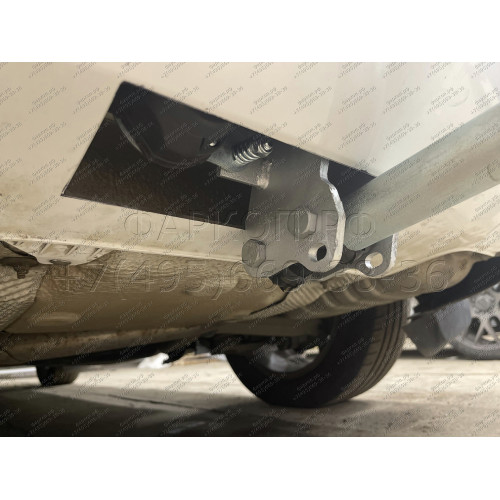 A046A GALIA Полностью оцинкованный фаркоп на Audi Q5 2008-2016. Подрозетник убирается за бампер. Тип шара: A. Невидимый вырез бампера. Нагрузки: 2400/80 кг, масса фаркопа 18,42 кг