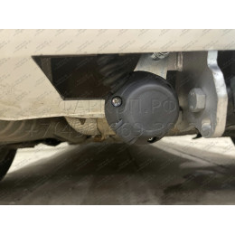 A046A GALIA Полностью оцинкованный фаркоп на Audi Q5 2008-2016. Подрозетник убирается за бампер. Тип шара: A. Невидимый вырез бампера. Нагрузки: 2400/80 кг, м