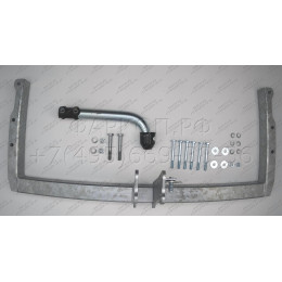 A046A GALIA Полностью оцинкованный фаркоп на Audi Q5 2008-2016. Подрозетник убирается за бампер. Тип шара: A. Невидимый вырез бампера. Нагрузки: 2400/80 кг, м