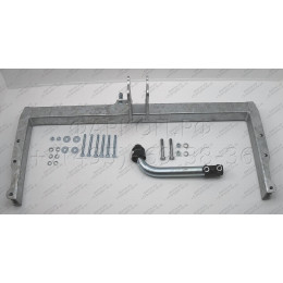 A046A GALIA Полностью оцинкованный фаркоп на Audi Q5 2008-2016. Подрозетник убирается за бампер. Тип шара: A. Невидимый вырез бампера. Нагрузки: 2400/80 кг, м