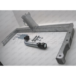 A046A GALIA Полностью оцинкованный фаркоп на Audi Q5 2008-2016. Подрозетник убирается за бампер. Тип шара: A. Невидимый вырез бампера. Нагрузки: 2400/80 кг, м