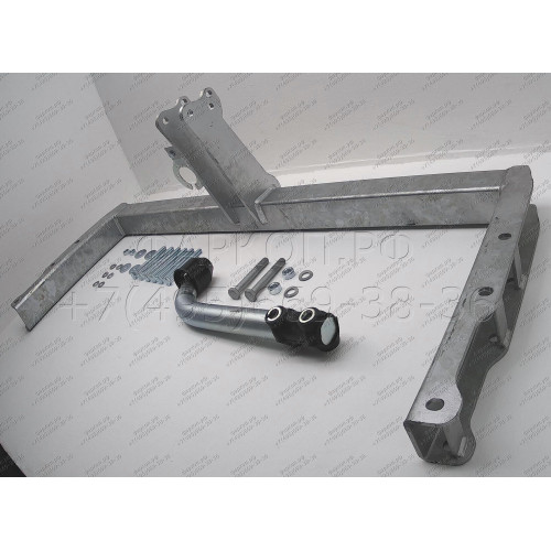 A046A GALIA Полностью оцинкованный фаркоп на Audi Q5 2008-2016. Подрозетник убирается за бампер. Тип шара: A. Невидимый вырез бампера. Нагрузки: 2400/80 кг, масса фаркопа 18,42 кг