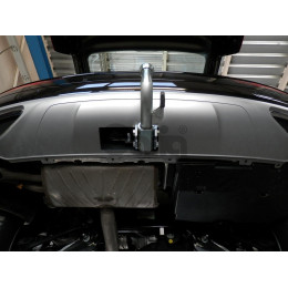 A050A GALIA Полностью оцинкованный фаркоп на Audi Q5 2017-2024, Audi Q5 Sportback 2021-2024. Подрозетник убирается за бампер. Тип шара: A. Невидимый вырез бампера. Наг