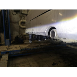 H.T40.E HALTY Фаркоп на Toyota Alphard 2002-2008 без подрезки бампера. Тип шара: E. Нагрузки: 750/75 кг, масса фаркопа 17,3 кг