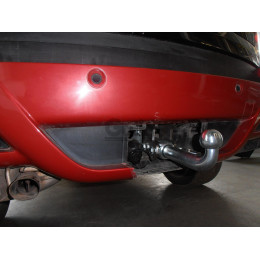B014C GALIA Полностью оцинкованный фаркоп на BMW X3 E83 2004-2010. Подрозетник убирается за бампер. Тип шара: C (горизонтальный съемный). Установка без выр