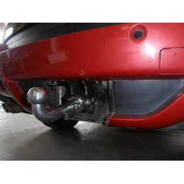 B014C GALIA Полностью оцинкованный фаркоп на BMW X3 E83 2004-2010. Подрозетник убирается за бампер. Тип шара: C (горизонтальный съемный). Установка без выр