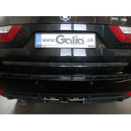 B014C GALIA Полностью оцинкованный фаркоп на BMW X3 E83 2004-2010. Подрозетник убирается за бампер. Тип шара: C (горизонтальный съемный). Установка без выр