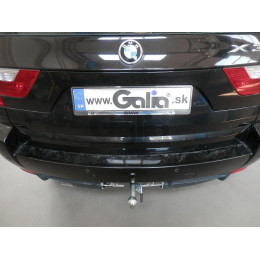 B014C GALIA Полностью оцинкованный фаркоп на BMW X3 E83 2004-2010. Подрозетник убирается за бампер. Тип шара: C (горизонтальный съемный). Установка без выр
