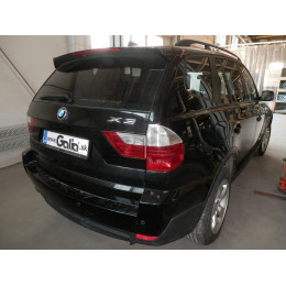 B014C GALIA Полностью оцинкованный фаркоп на BMW X3 E83 2004-2010. Подрозетник убирается за бампер. Тип шара: C (горизонтальный съемный). Установка без выр