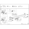 B014C GALIA Полностью оцинкованный фаркоп на BMW X3 E83 2004-2010. Подрозетник убирается за бампер. Тип шара: C (горизонтальный съемный). Установка без выреза бампера. Нагрузки: 2000/100 кг, масса фаркопа 12,17 кг