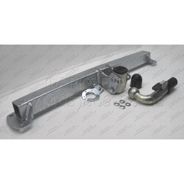 B014C GALIA Полностью оцинкованный фаркоп на BMW X3 E83 2004-2010. Подрозетник убирается за бампер. Тип шара: C (горизонтальный съемный). Установка без выр