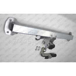 B014C GALIA Полностью оцинкованный фаркоп на BMW X3 E83 2004-2010. Подрозетник убирается за бампер. Тип шара: C (горизонтальный съемный). Установка без выр