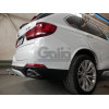 B017C GALIA Полностью оцинкованный фаркоп на BMW X5 E70 2007-2013, X5 F15 2013-2018, BMW X6 F16 2014-2019, кроме моделей с M-пакетом. Подрозетник убирается за бампер. Тип шара: C (горизонтальный съемный). Невидимый вырез бампера. Нагрузки: 3500/140 кг, ма