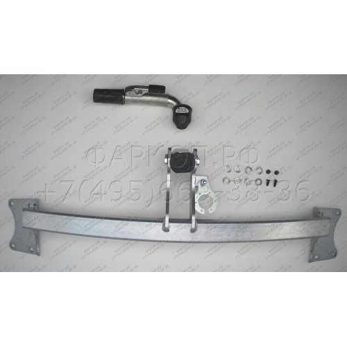 B017C GALIA Полностью оцинкованный фаркоп на BMW X5 E70 2007-2013, X5 F15 2013-2018, BMW X6 F16 2014-2019, кроме моделей с M-пакетом. Подрозетник убирается за бампер. Тип шара: C (горизонтальный съемный). Невидимый вырез бампера. Нагрузки: 3500/140 кг, ма