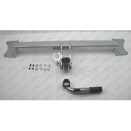 B017C GALIA Полностью оцинкованный фаркоп на BMW X5 E70 2007-2013, X5 F15 2013-2018, BMW X6 F16 2014-2019, кроме моделей с M-пакетом. Подрозетник убирается за бампер. Тип ша