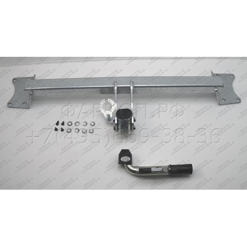 B017C GALIA Полностью оцинкованный фаркоп на BMW X5 E70 2007-2013, X5 F15 2013-2018, BMW X6 F16 2014-2019, кроме моделей с M-пакетом. Подрозетник убирается за бампер. Тип шара: C (горизонтальный съемный). Невидимый вырез бампера. Нагрузки: 3500/140 кг, ма